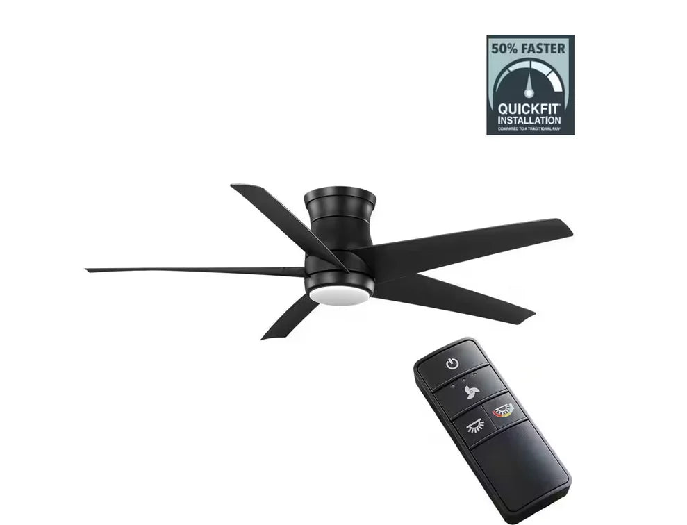 White LED Indoor/Outdoor Ceiling Fan with Light and Remote Z980