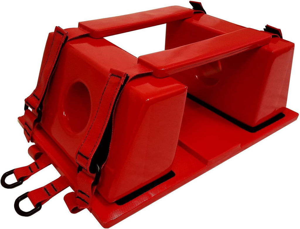Orange Emergency Head Immobilizer with Straps Pack of 2 Q3287